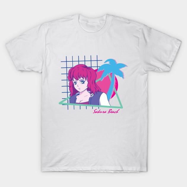 Sakura Beach T-Shirt by ThompsonTom Tees